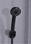 900*900*2150mm Black Aluminium Alloy Frame Toughened Glass Shower Cabin