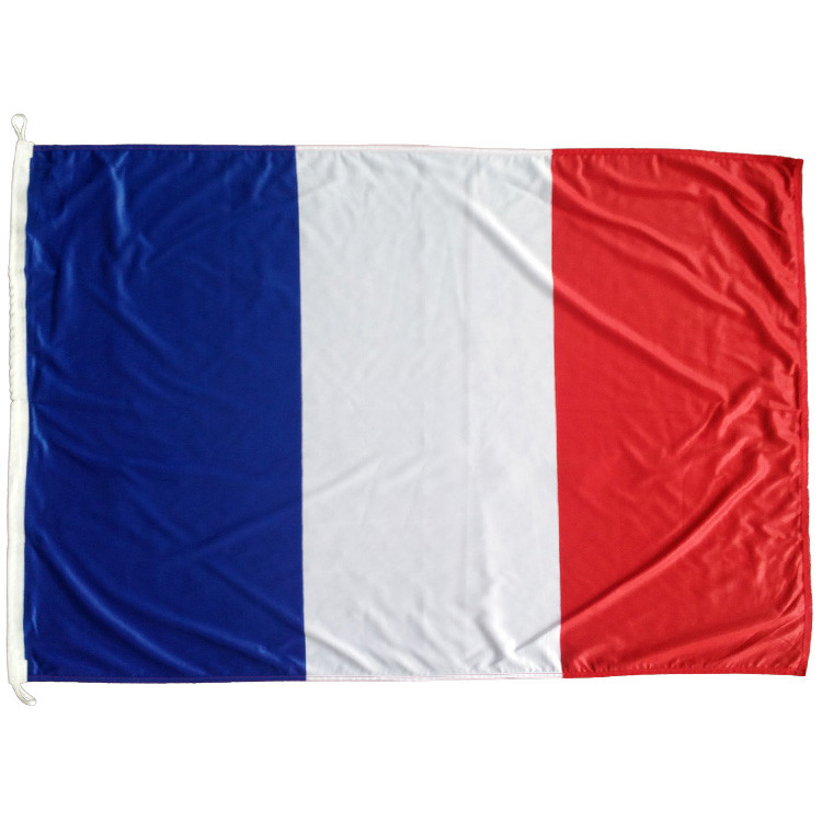 France Guinea Flagolden national screen printed high quality