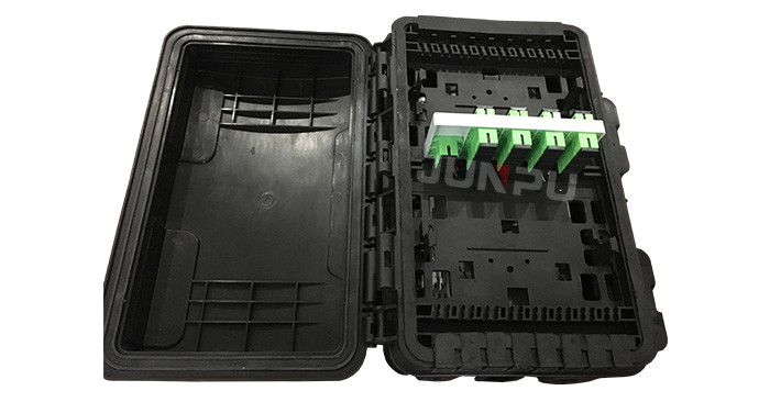 2 In 16 Out FTTH Fiber Optic Splice Enclosure / Optical Fiber Joint Closure 24 Core