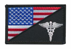 Quality Embroidered Fabric Custom Shoulder Patches Stick On Sew On Logo Badges wholesale