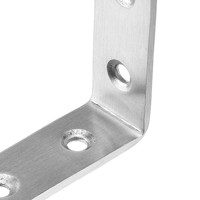 Stainless Steel 90 Degree Wall Mounted Floating Shelves Bracket for Decorative Shelf
