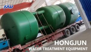 Quality φ3000mm Large Filter Carbon Steel Sand / Carbon Filter Tank wholesale