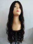 20 Inches Mongolian Hair Human Hair Jewish Wigs Natural Color Full Head Big