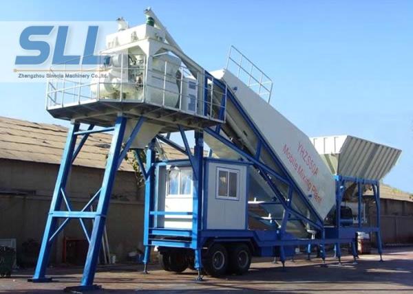 Professional Mobile Concrete Batching Plant Mobile Batch Plant Concrete With