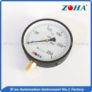 Quality 200mm 250mm Bottom Mounting General pressure gauge wholesale