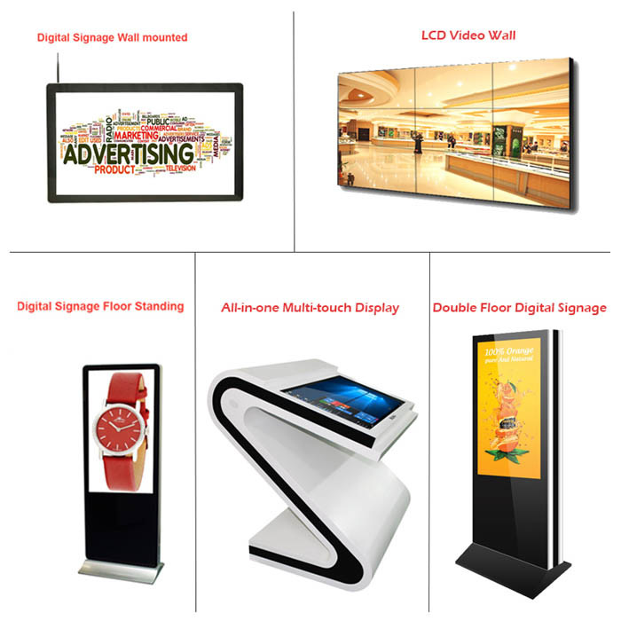 47 Inch Samsung Smart Signage Display 1920X1080 UHD Customer Queuing System