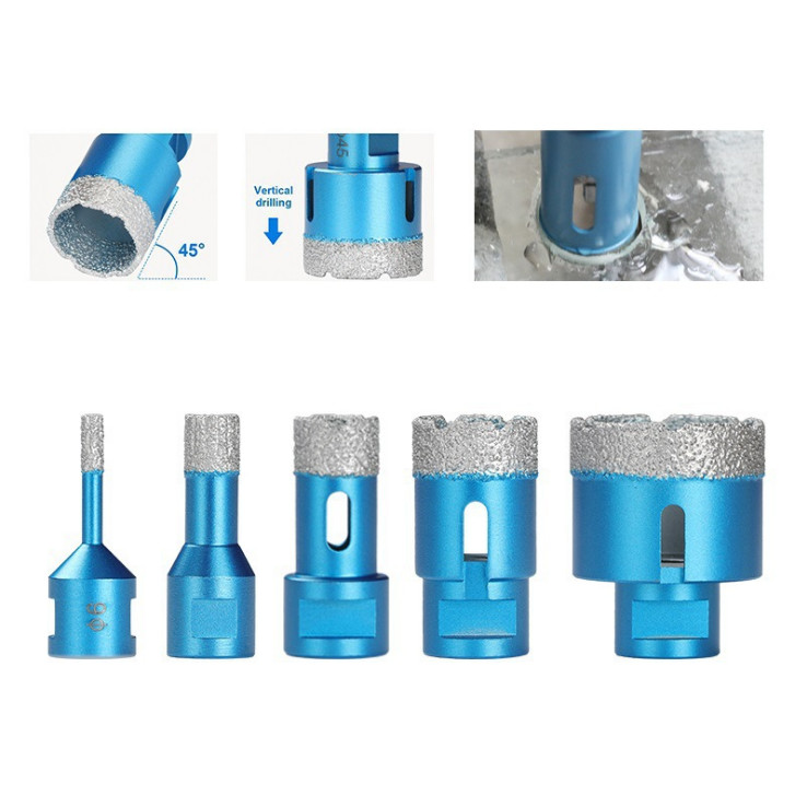 10mm 60mm 40mm Diamond Core Bit Concrete Masonry For Angle Grinder