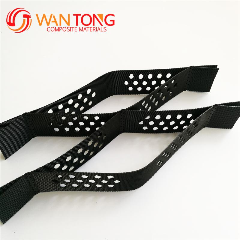 100m/roll PET Warp Knitted Geogrid for Retaining Walls Construction