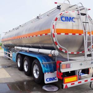 Quality Stainless Steel 40000L Aluminium Fuel Tanker Trailer wholesale