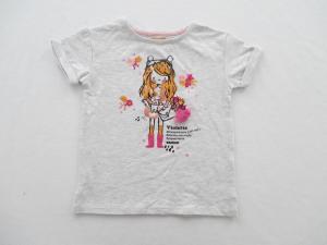 Quality Short Sleeve Baby Girl Tees Lovely Girl Print wholesale