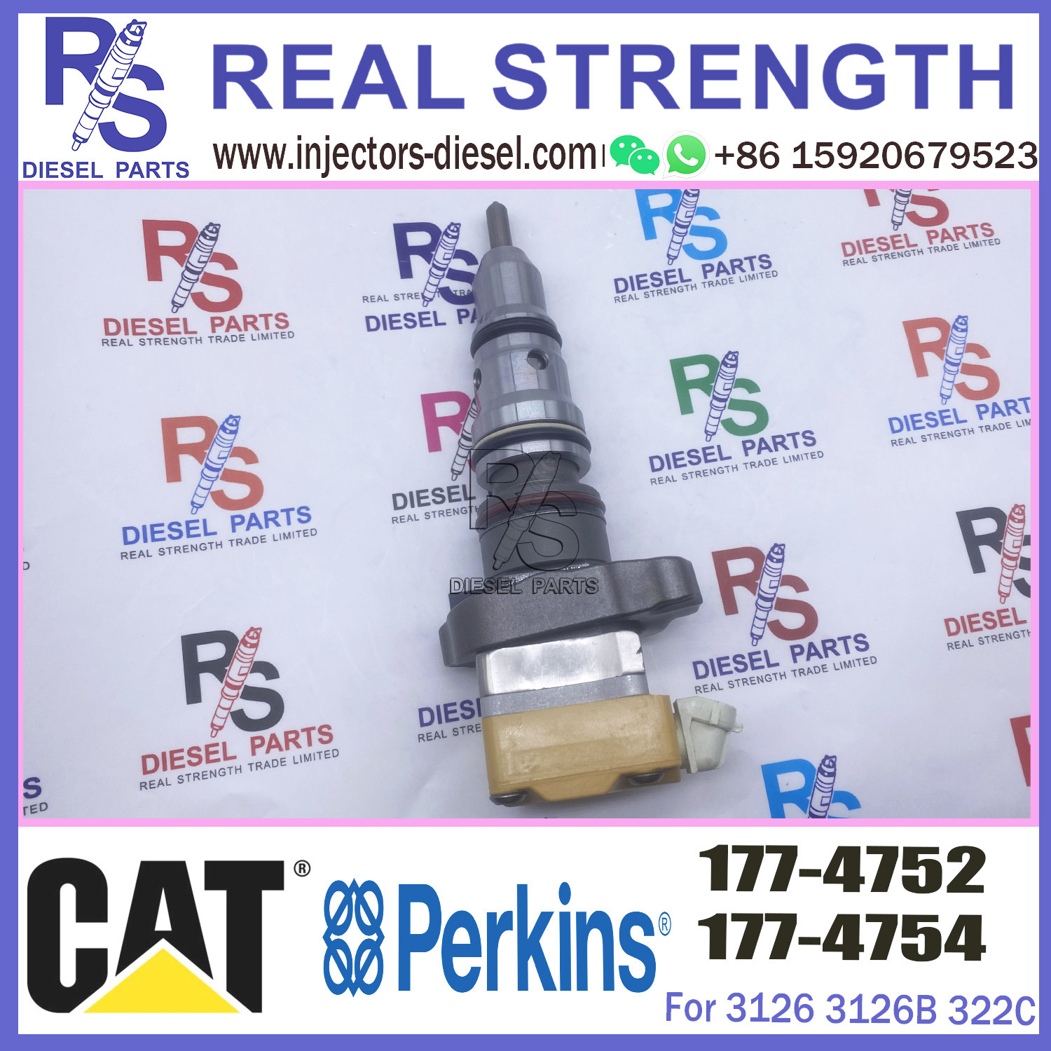 Common Rail Fuel Injector 1774752 177-4752 For 325C E325C Excavator 128-6601