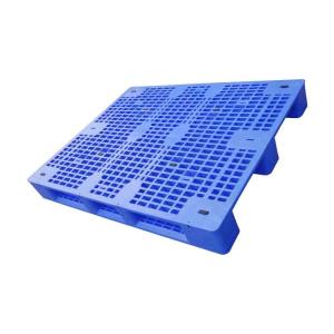 Quality 1400*1100 Injected HDPE Strong Plastic Pallets 1500kg Three Runners wholesale