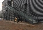 Outdoor Cast Iron Straight Flight Staircase