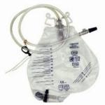 Single Use Nephrostomy Night Medical Leg Bag , Foley Catheter Night Bag