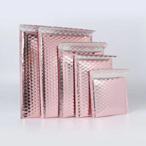 Quality Aluminum Packaging Bags Rose Gold Padded Envelopes 160GMS-220GMS wholesale