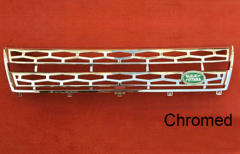 SUZUKI VITARA 2015 Auto Spare Parts Front Chrome Car Grilles Silver / Black