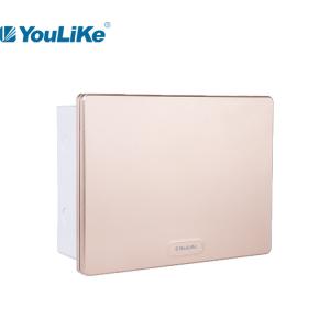 Quality Flush Mount Domestic MCB Electrical Distribution Boards With Golden Cover wholesale
