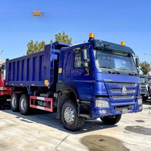 China 6x4 371hp 10 Wheeler Sinotruk Dump Truck , Second Hand Howo Dumper Truck on sale