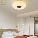 Modern Simple Wood Grain Ceiling Light Home Bedroom Book Room Lighting