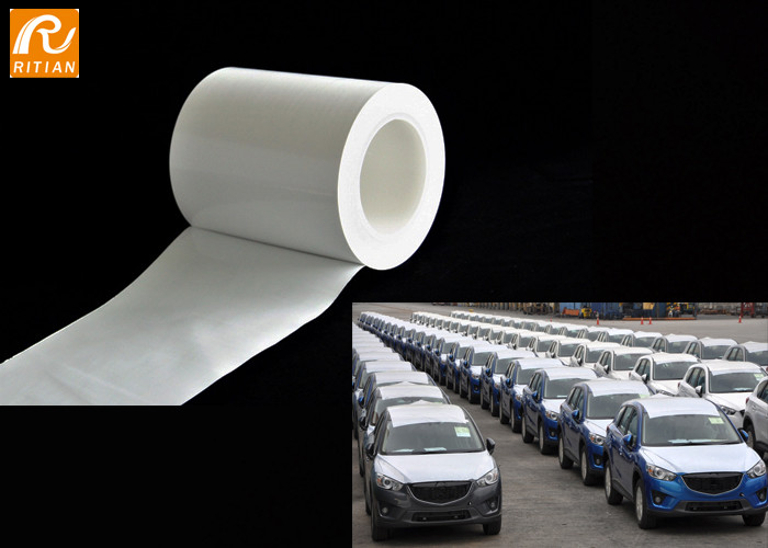 Customized PE Automotive Protective Film / White Protective Film UV Resistance