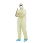 Anti Pollution Disposable Protective Coverall With Hood