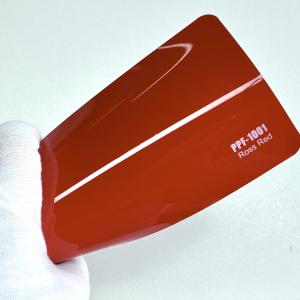 Quality Ross Red Hydrophobicity 1.52X16m color paint protection film matte ppf wrap wholesale