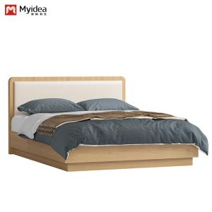 Quality Made In Foshan Factory Myidea Bed Frame Heavy Duty Metal Bunk Bed Apartment Furniture For Adult Support customization wholesale
