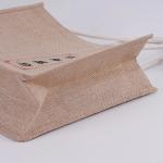 Washable Personalized Jute Beach Bags / Mini Jute Gift Bags With Handles