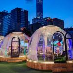 Outdoor sun room scenic PC star room Outdoor camping tent transparent bubble