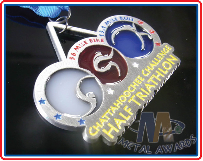 Commemorative Novelty Coolest Race Medals , Durable Kids Sports Medals
