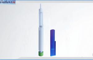 Quality Plastic Diabetes Insulin Pen Built - In 15 Pulse Stepping Motors Dosage Adjustable wholesale