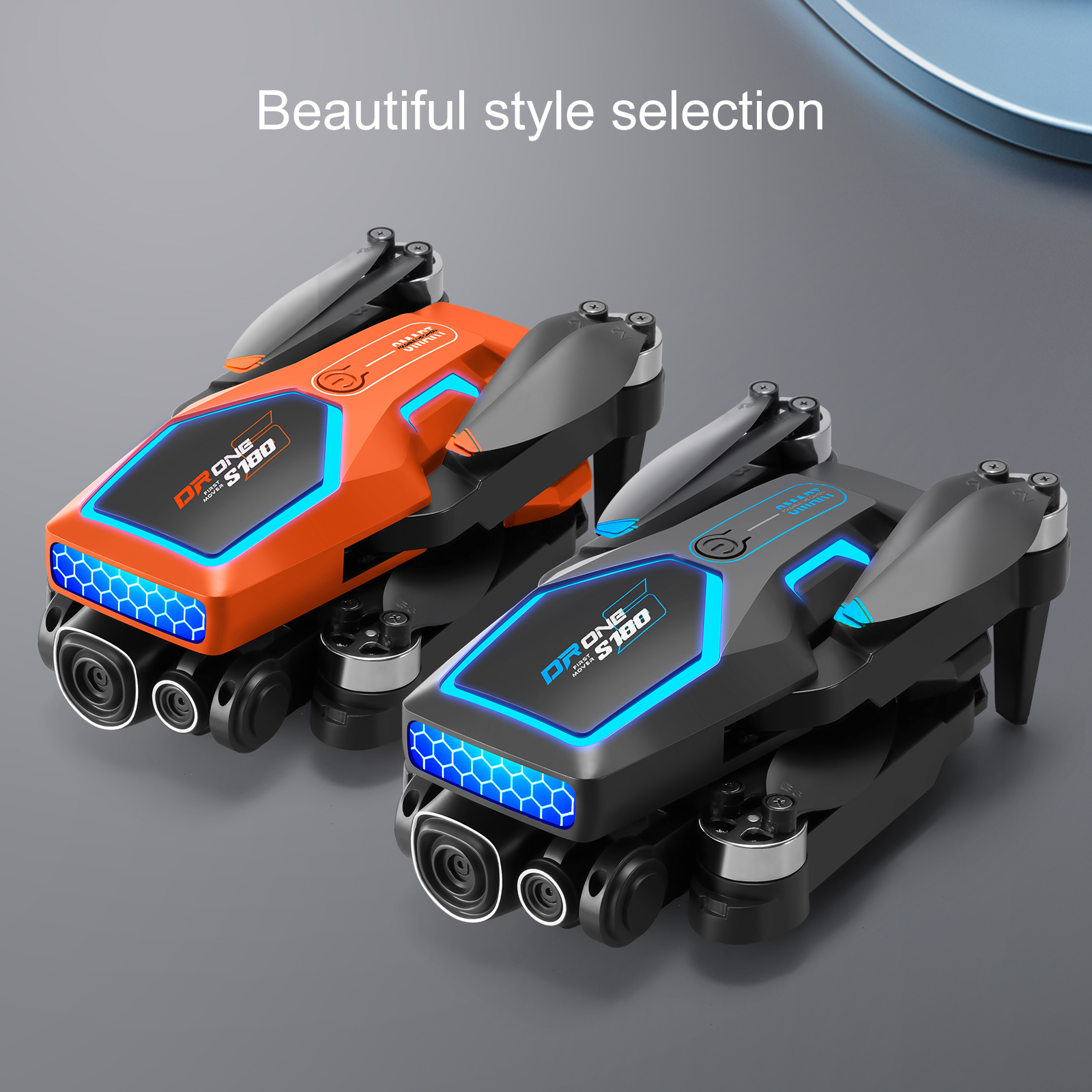 S180 Rc Brushless Drone HD Electrical Adjustment Aerial Photography Wifi Optical Flow Plastic 4 Axis Obstacle Avoidance