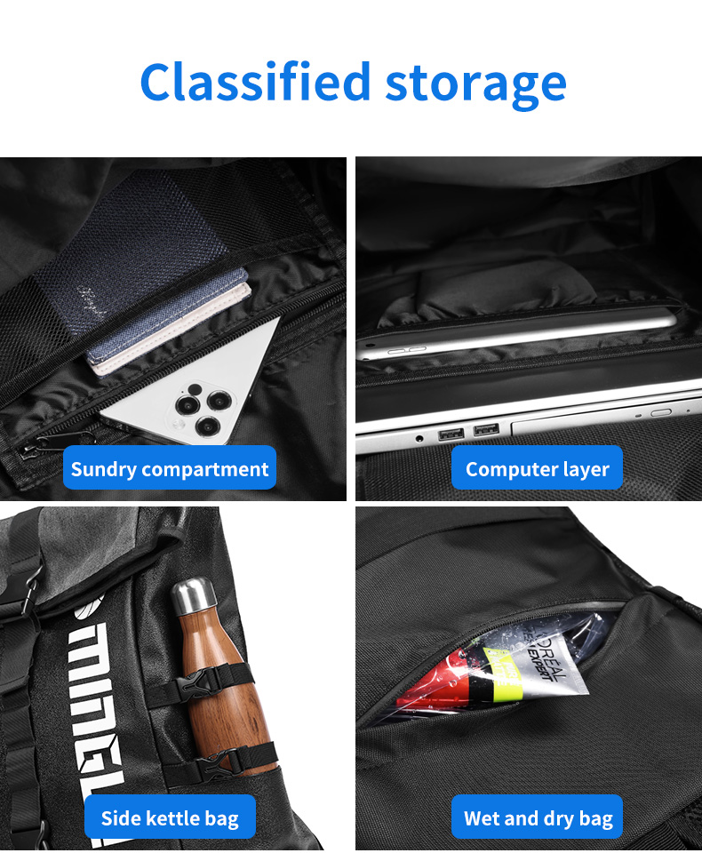 New Custom Logo School Sport Equipment Bag Volleyball Basketball Football Soccer Backpack