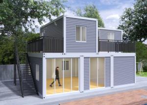 Quality EPS PU Office Hotel Fast Assembly Flat Pack Prefab House wholesale