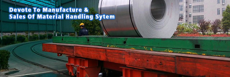 30 ton Heavy Duty Battery Operated Coil Transfer Car Electric Material Transportation 