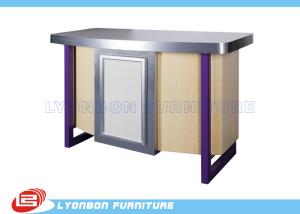 China Store / Shop Cash Counter MDF Display SGS ISO , Laminated Melamine Finished on sale