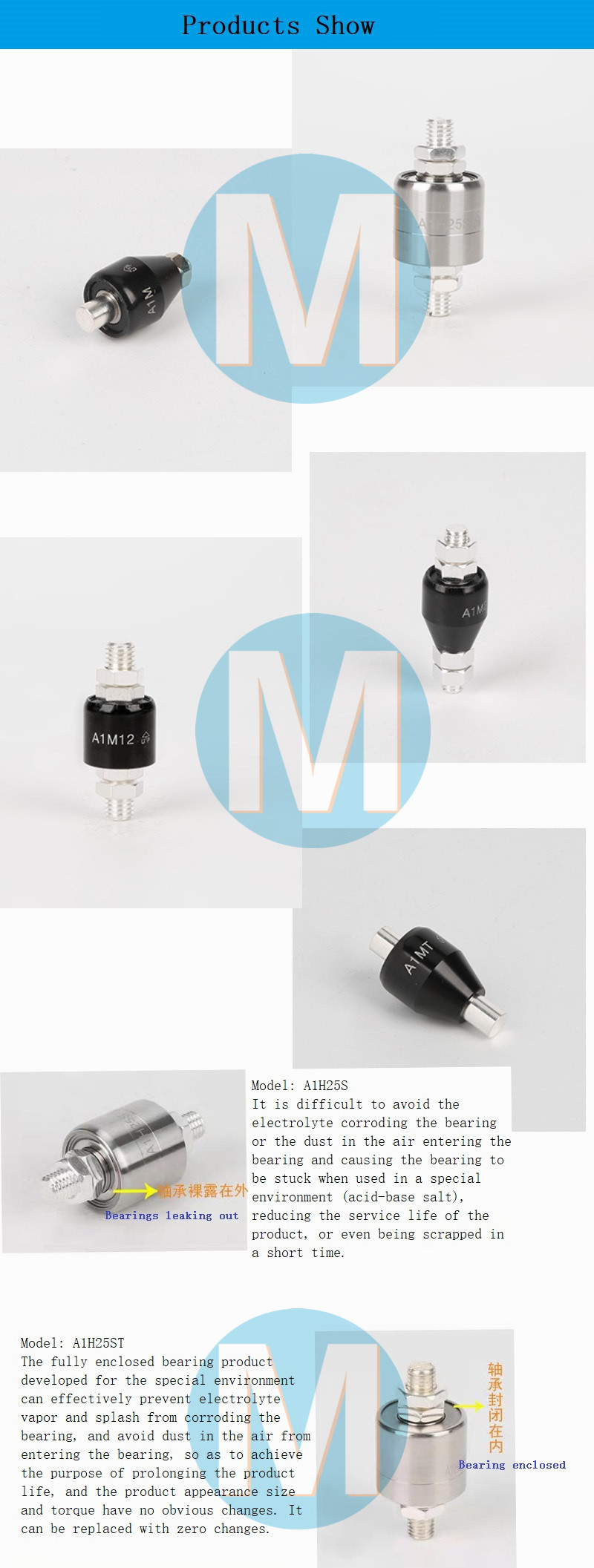306L Chinese Mercury Slip Ring Liquid High Frequency Rotatingmercury Slip Ring