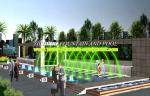 PLC Control Outdoor Pond Fountain Accessories ISO Program Control Fountain