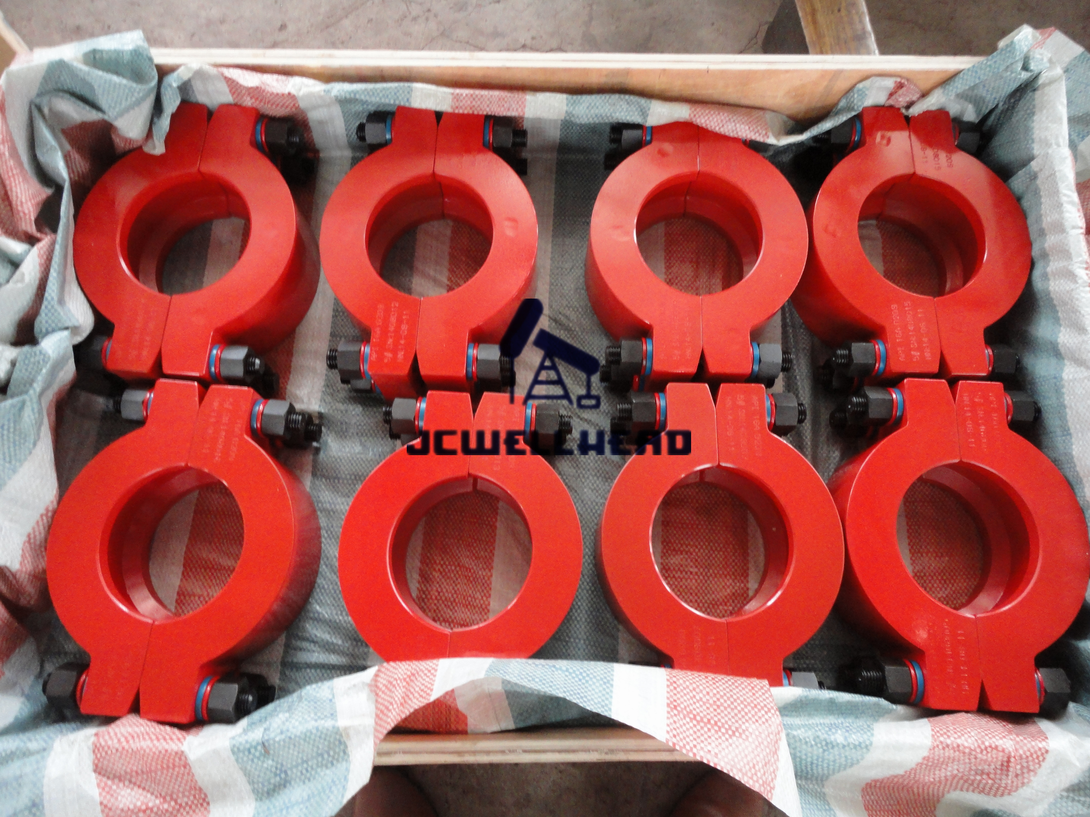 No.1 - No.10 Wellhead Hub Clamp Connectors High Pressure API 16A Clamp Fastener