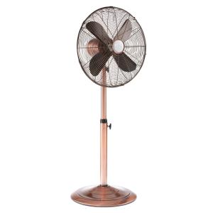 Quality 40cm Strong Wind Vintage Electric Fan 45W Adjustable Tilt With Copper Finish wholesale