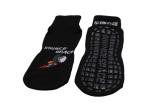 Black Non Slip Trampoline Grip Socks Polyester Material Inflatable Playground
