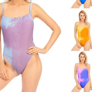 Quality Ladies One Piece Swimsuit Purple Durable Abrasion-Resistant Sexy Women Good Sunscreen Effect wholesale