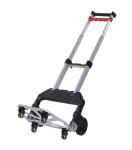 68kg Telescopic Foldable Cart Trolley TPR Wear resist Wheel Folding Luggage