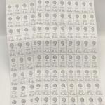 FSC Certified Packaging Label Stickers CMYK Adhesive Printable Sticker Vinyl