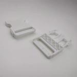 White Mobile Phone Plastic Necklace Buckles 58.3mm Lanyard Safety Breakaway