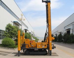 300M Hydraulic Water Well Drilling Rig  Pneumatic Crawler Drill For Multi Function