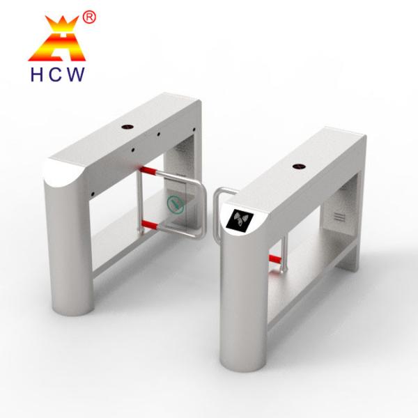 Cheap Brushless Motor Automatic Swing Barrier Turnstile 40W For Pedestrian Management for sale