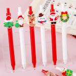 Cartoon Plastic Gel Pen 0.5mm Christmas Constant Ink Press Signature Neutral Pen
