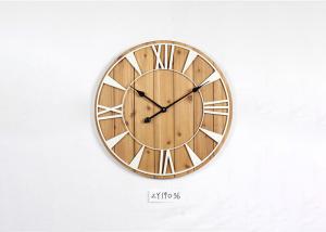 Quality Round Numerals Irregular Knot Metal Frame Wall Clock wholesale