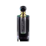 Engraving Surface Refillable Glass Perfume Bottle , Glass Perfume Round Bottle